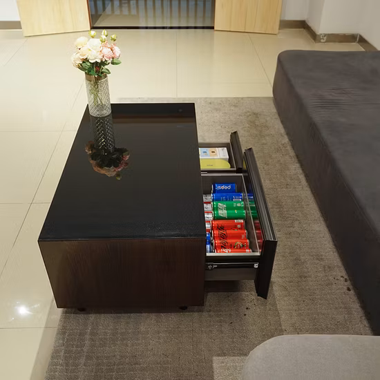 Best Buy Commercial Bar Counter Top Black and White Frost Free 68L Mini Cool Drinks and Beer Can Display Chiller with Side Glass Price for Sale (NW-SC68T)